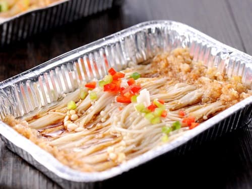 印台锡纸烤金针菇
